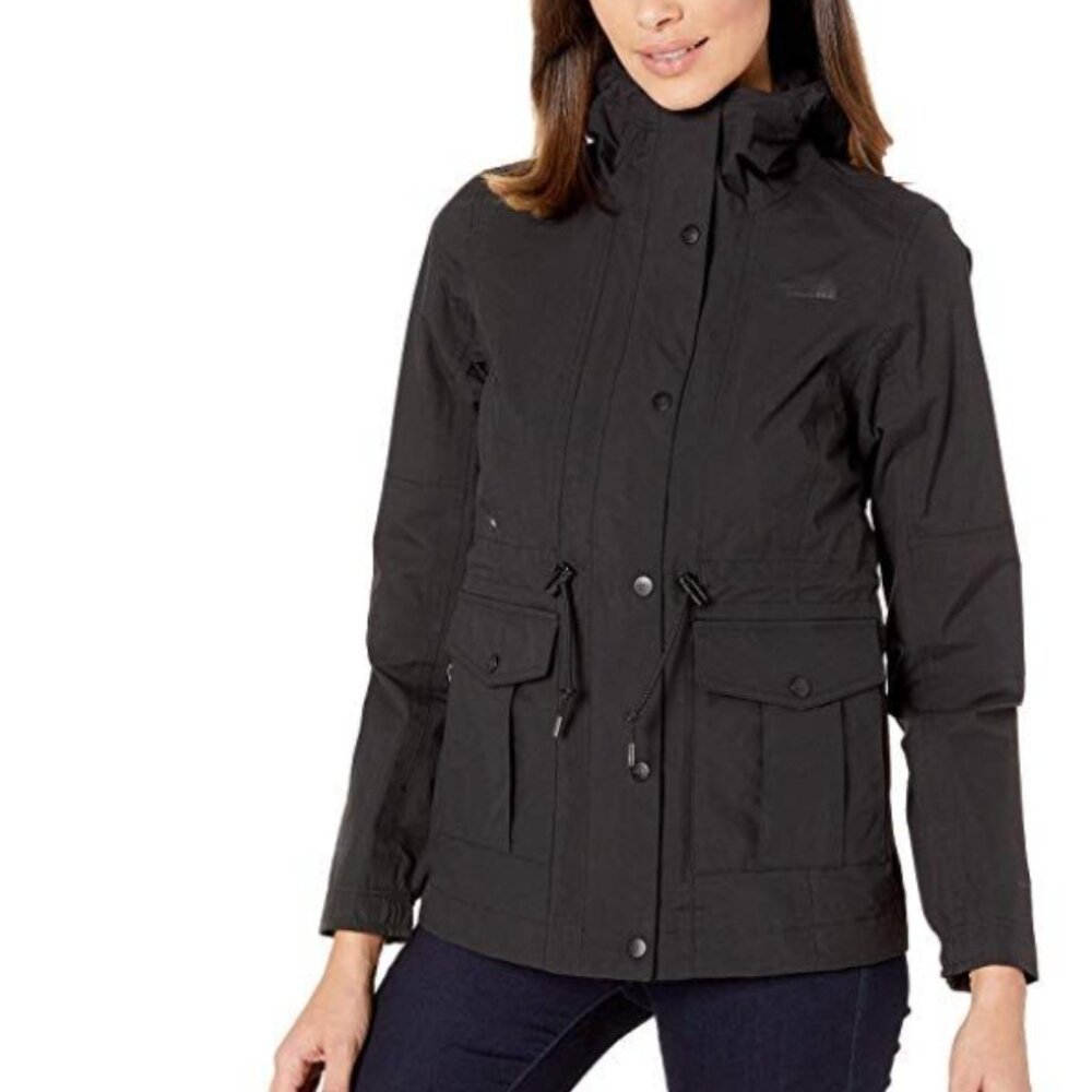 The North Face Women's Black Hooded Anorak Jacket